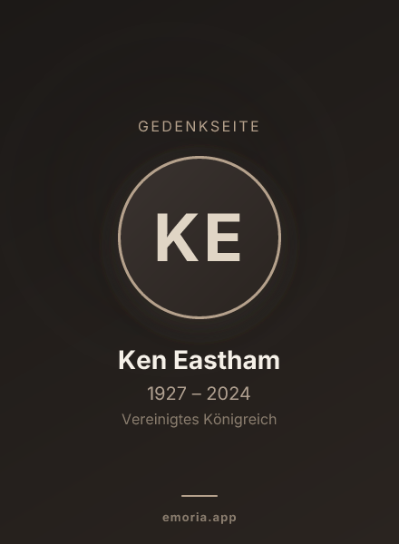 Gedenkportrait von Ken Eastham