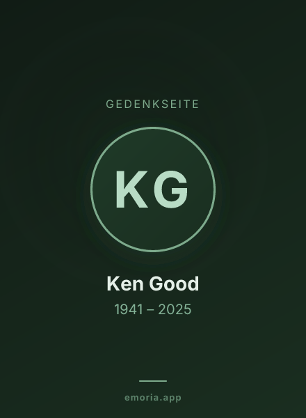 Gedenkportrait von Ken Good