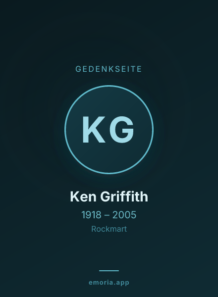 Gedenkportrait von Ken Griffith