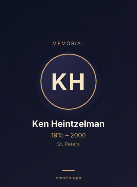 Memorial portrait of Ken Heintzelman