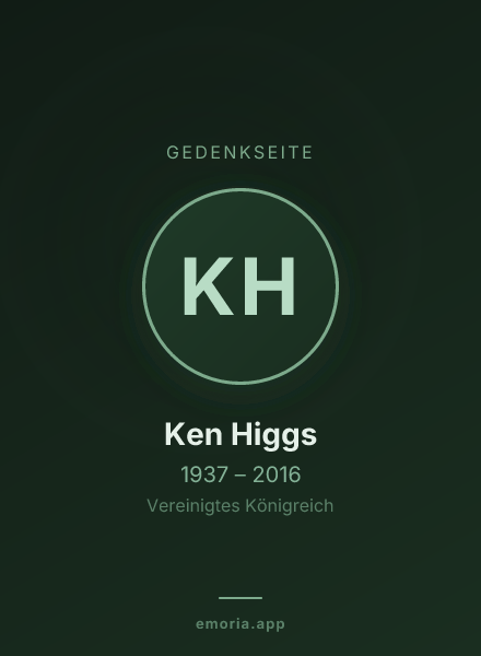 Gedenkportrait von Ken Higgs