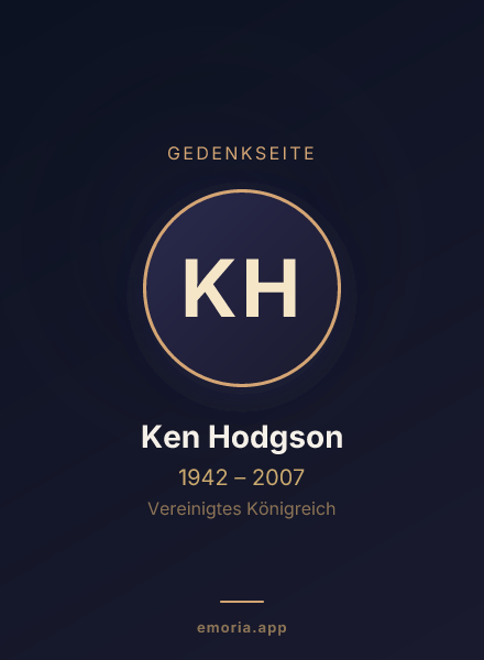 Gedenkportrait von Ken Hodgson