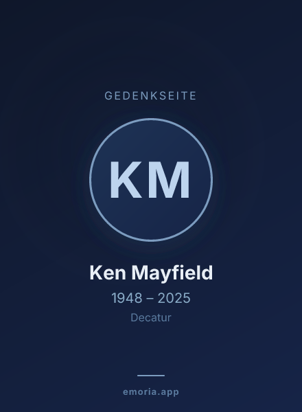 Gedenkportrait von Ken Mayfield