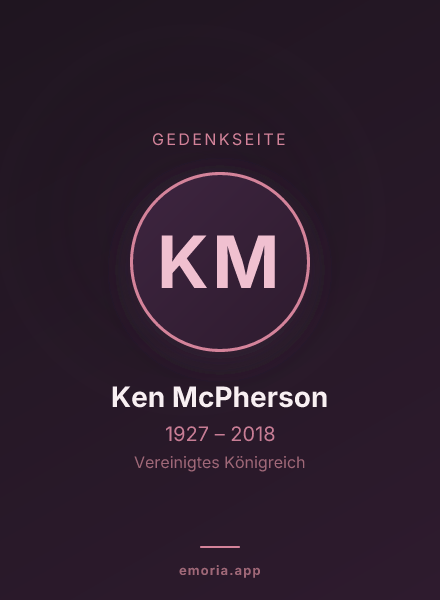 Gedenkportrait von Ken McPherson