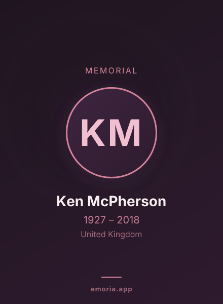 Memorial portrait of Ken McPherson