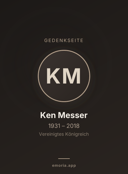Gedenkportrait von Ken Messer
