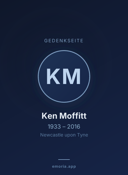 Gedenkportrait von Ken Moffitt