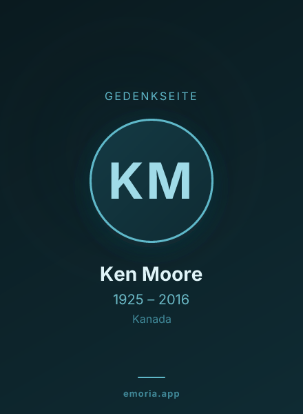 Gedenkportrait von Ken Moore