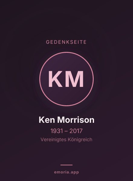 Gedenkportrait von Ken Morrison