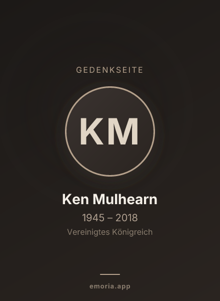 Gedenkportrait von Ken Mulhearn