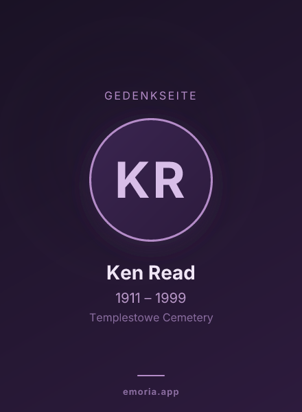 Gedenkportrait von Ken Read