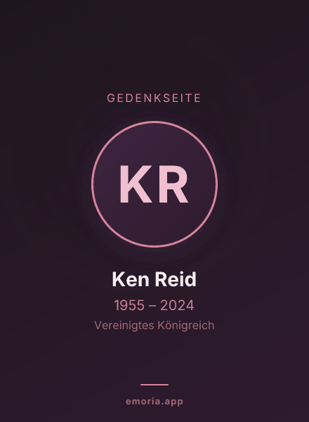 Gedenkportrait von Ken Reid