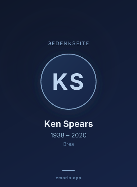 Gedenkportrait von Ken Spears