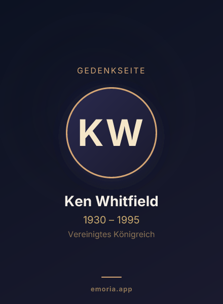 Gedenkportrait von Ken Whitfield