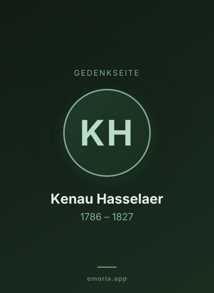 Gedenkportrait von Kenau Hasselaer
