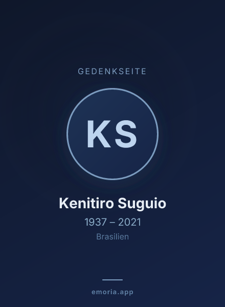 Gedenkportrait von Kenitiro Suguio