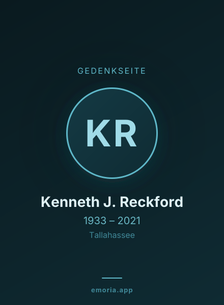 Gedenkportrait von Kenneth J. Reckford