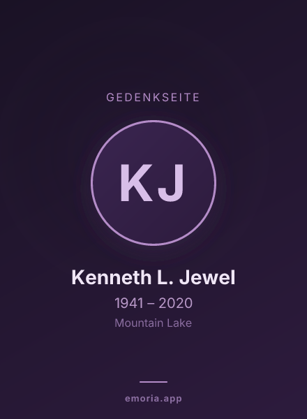 Gedenkportrait von Kenneth L. Jewel
