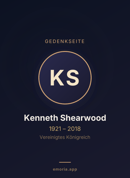 Gedenkportrait von Kenneth Shearwood