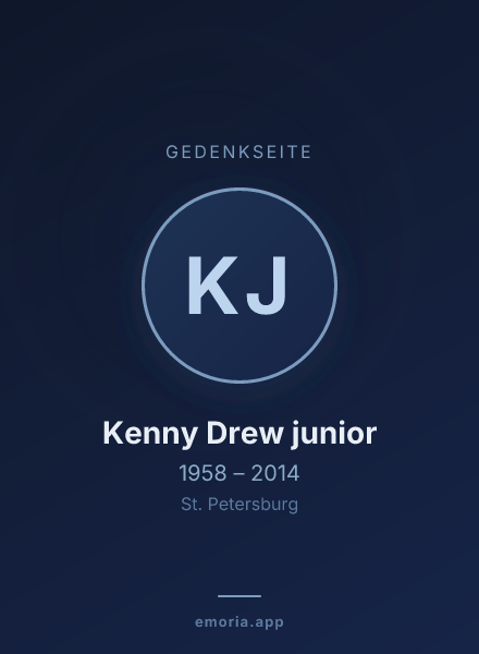 Gedenkportrait von Kenny Drew junior