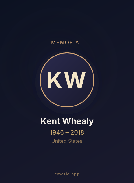 Memorial portrait of Kent Whealy
