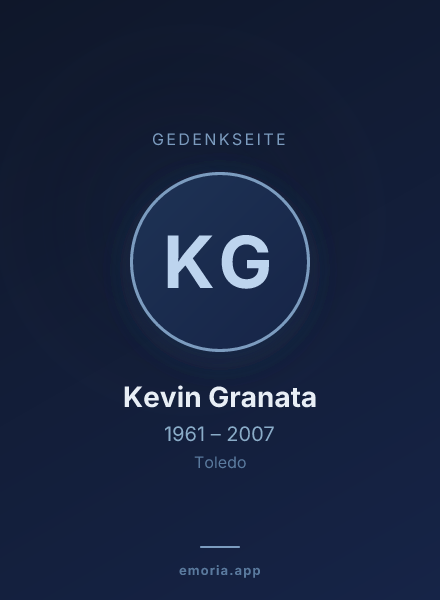 Gedenkportrait von Kevin Granata