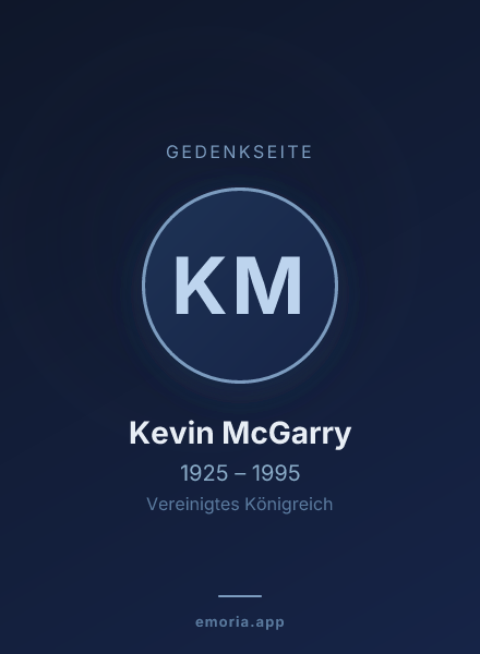 Gedenkportrait von Kevin McGarry