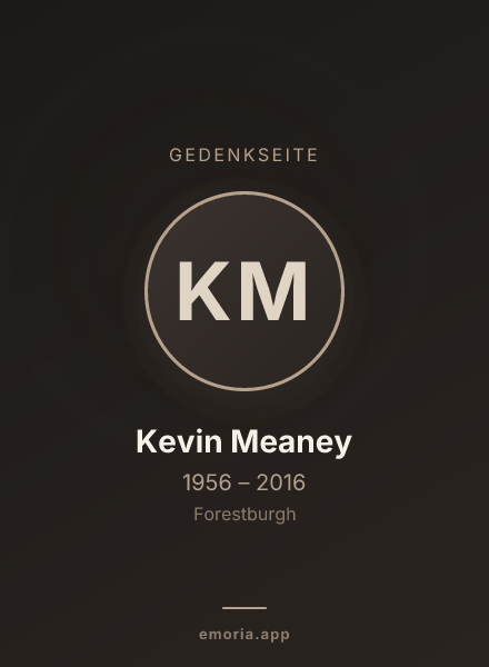 Gedenkportrait von Kevin Meaney
