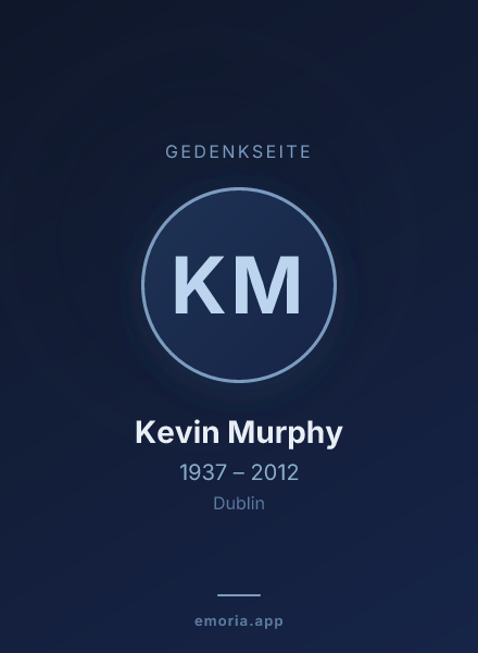 Gedenkportrait von Kevin Murphy