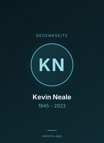 Gedenkportrait von Kevin Neale