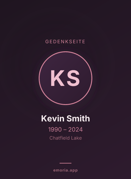 Gedenkportrait von Kevin Smith