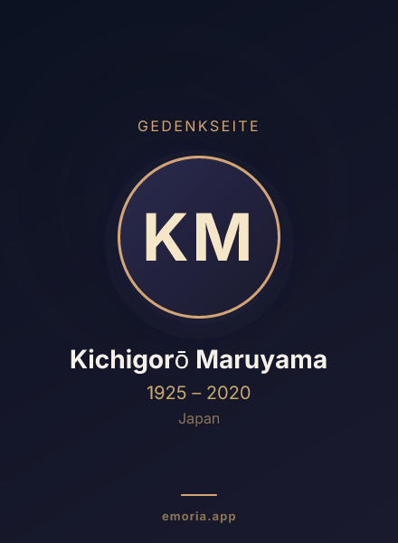 Gedenkportrait von Kichigorō Maruyama