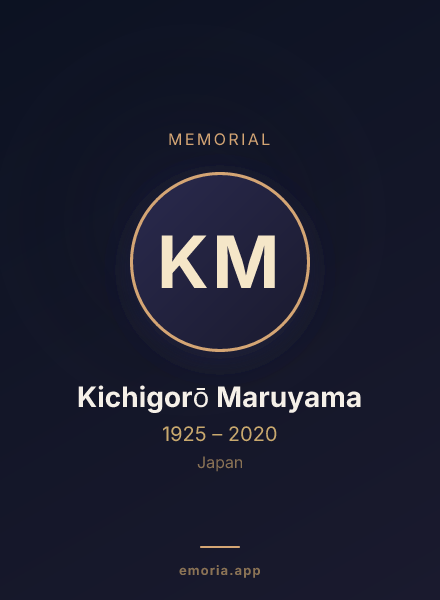 Memorial portrait of Kichigorō Maruyama