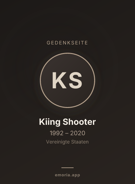 Gedenkportrait von Kiing Shooter