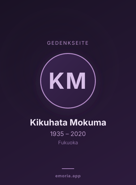 Gedenkportrait von Kikuhata Mokuma