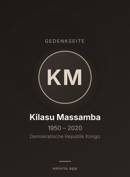 Gedenkportrait von Kilasu Massamba