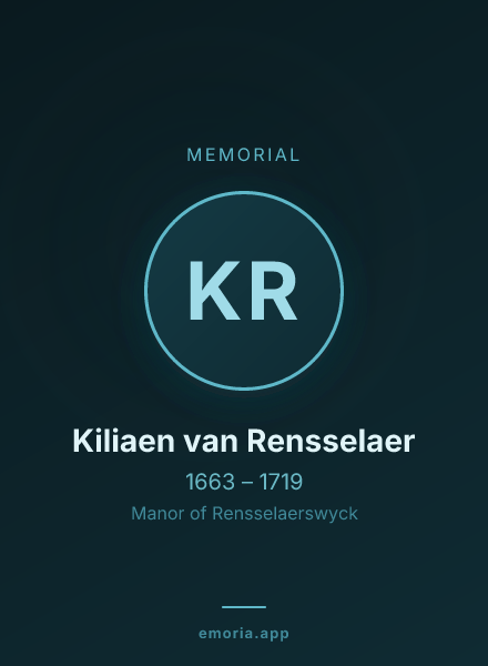 Memorial portrait of Kiliaen van Rensselaer