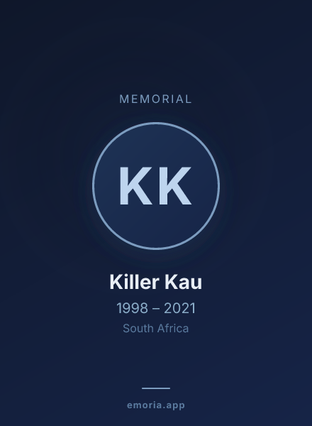 Memorial portrait of Killer Kau