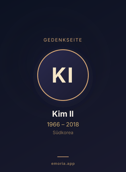 Gedenkportrait von Kim Il