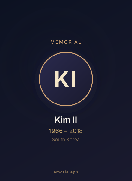 Memorial portrait of Kim Il