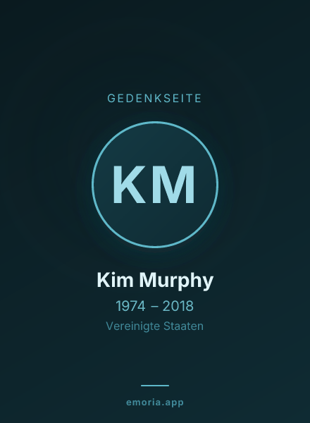 Gedenkportrait von Kim Murphy