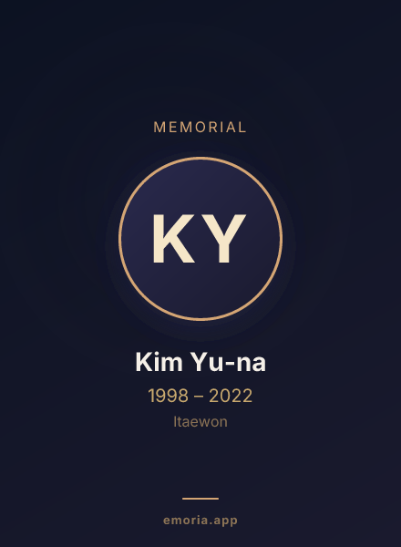 Memorial portrait of Kim Yu-na