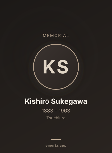 Memorial portrait of Kishirō Sukegawa