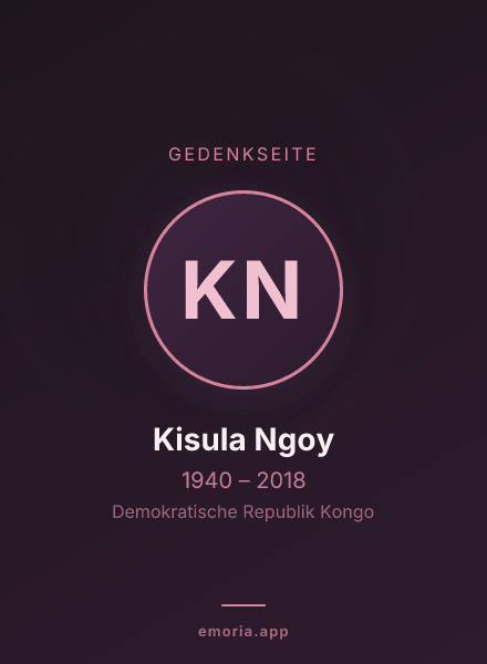 Gedenkportrait von Kisula Ngoy