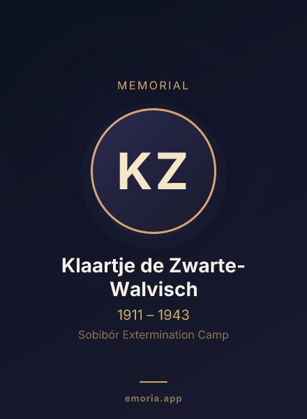 Memorial portrait of Klaartje de Zwarte-Walvisch