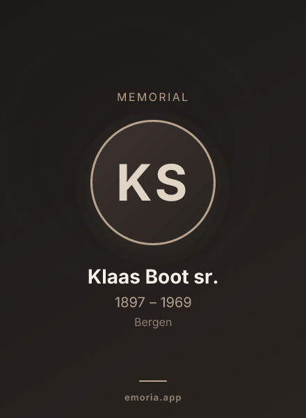Memorial portrait of Klaas Boot sr.