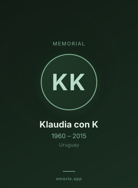Memorial portrait of Klaudia con K