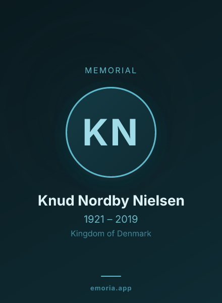 Memorial portrait of Knud Nordby Nielsen
