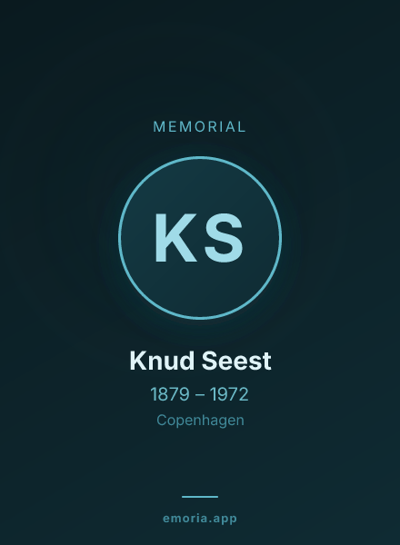 Memorial portrait of Knud Seest