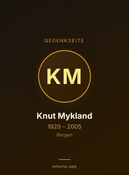 Gedenkportrait von Knut Mykland